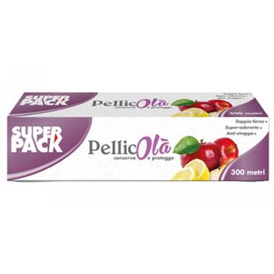 BOBINA FILM PLAST CHAMPAGNE H.30cm L.300mt AST. SUPER PACK