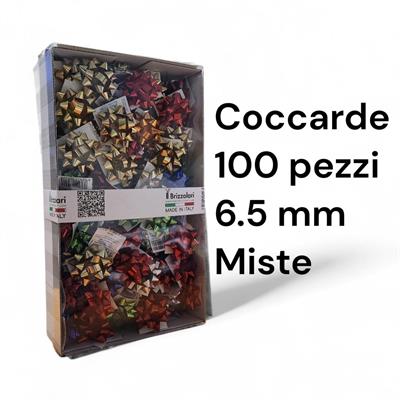COCCARDE METALL.MM.6,5 BRIZZOLARI 100pz COL 00 MISTE