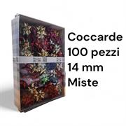COCCARDE METALL.MM.14 BRIZZOLARI 100pz COL 00 MISTE