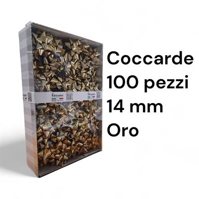 COCCARDE METALL.MM.14 BRIZZOLARI 100pz COL 03 ORO