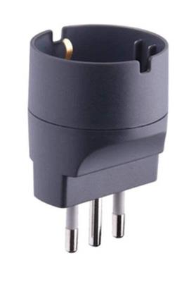 ADATTATORE SPINA ENERGIA SCHUKO NERA 10A