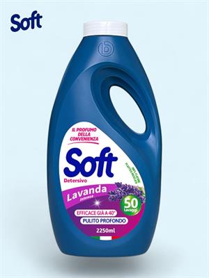 DET. LAVATRICE SOFT LIQUIGEL 2,25lt 50lav LAVANDA