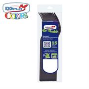 FORCHETTE COMPACT 15pz NERO TR.REUSE DOPLA 03969