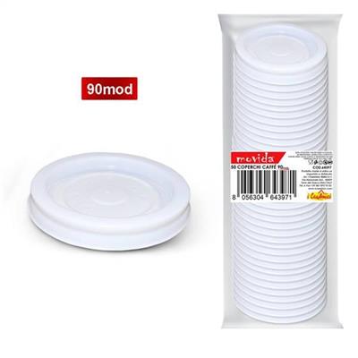 COPERCHI BICCHIERI 0,90 mm56 PS CAF 50pz MOVIDA