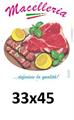 CARTA POLITENATA MACELLERIA 33X45 60+9GR. LEVANTE