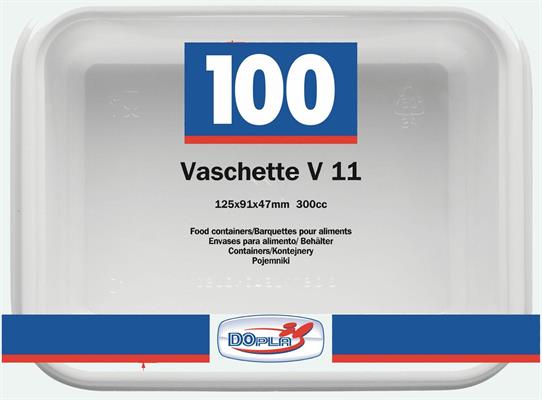 VASCHETTE PER ALIMENTI V11 CF100 DOPLA     07012