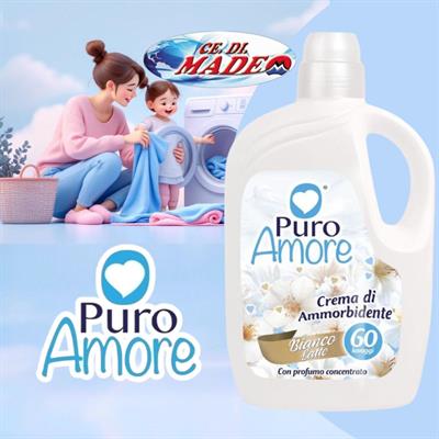 AMMORBIDEMTE PURO AMORE 60lav BIANCO LATTE