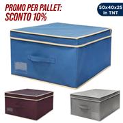 SCATOLA PORTINDUMENTI TNT COLORI A CONTRASTO 50X40X25